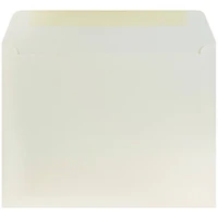 JAM Paper 10" x 13" Natural White Wove Metallic Envelopes, 25ct.