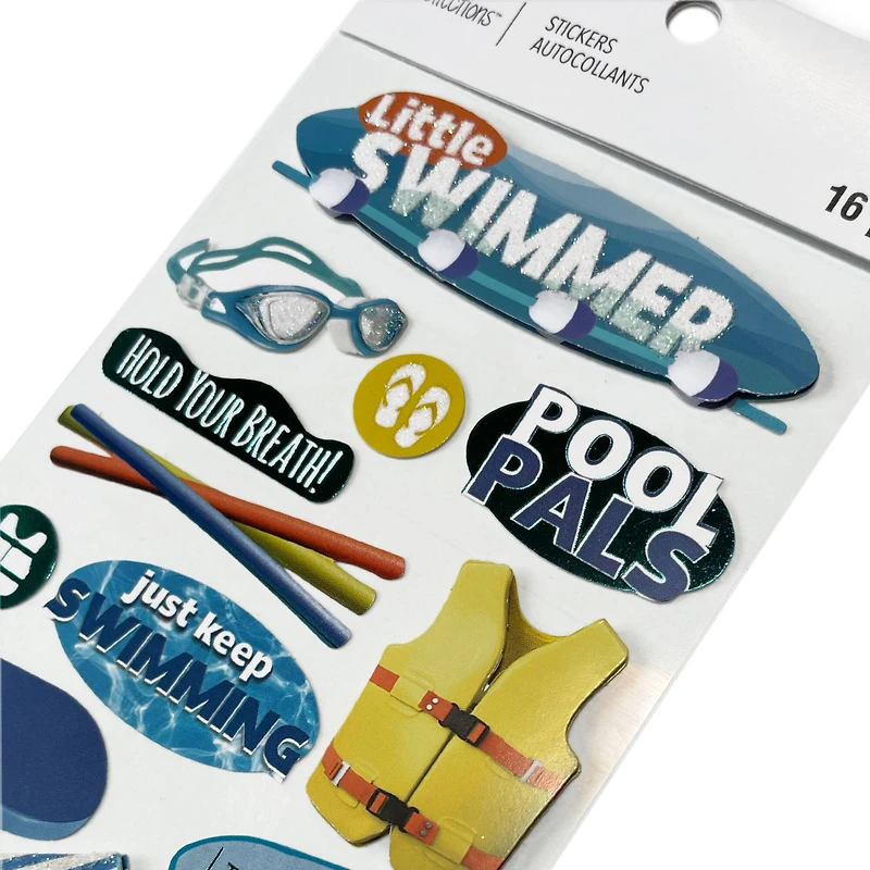 Beginner Swimming Dimensional Stickers by Recollections™