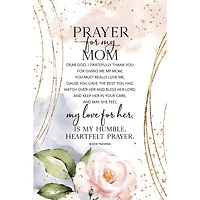 Prayer For My Mom Plaque