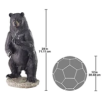 Design Toscano 28" Fishing for Trouble Bear Statue