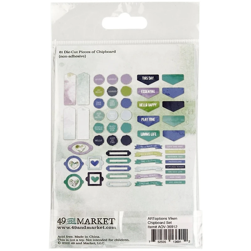 49 and Market ARToptions Viken Chipboard Set