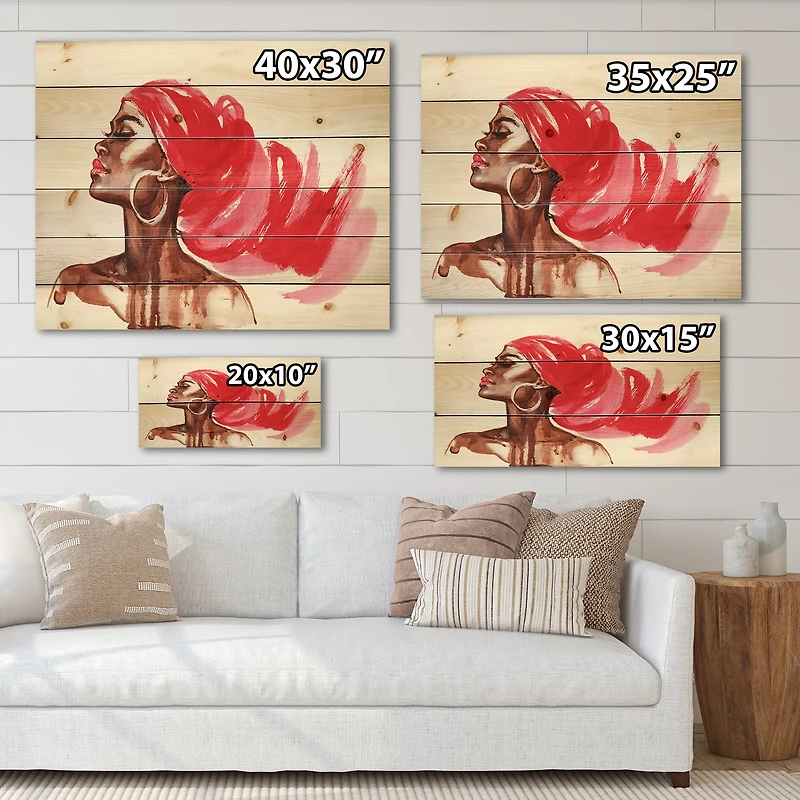 Designart - Portrait of African American Woman IX