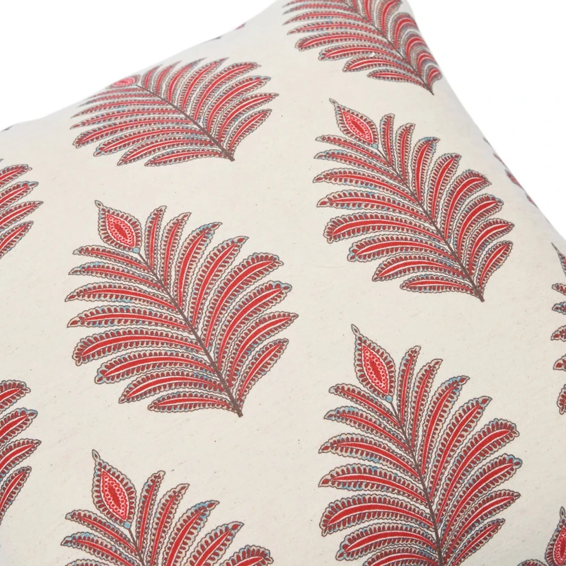 Hello Honey® Fern Frond Square Pillow Cover with Tassels