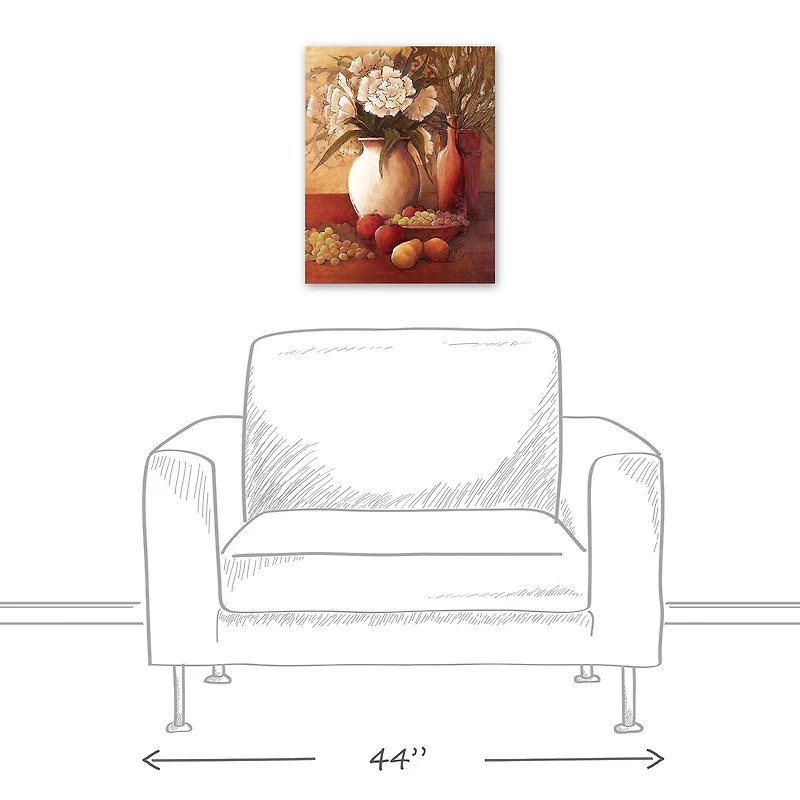 Magnolia Still Life 16" x 20" Canvas Wall Art