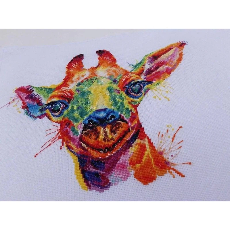 Oven Giraffe Cross Stitch Kit