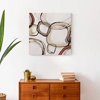 Traditional Urban Abstract 20" x 20" Canvas Wall Art