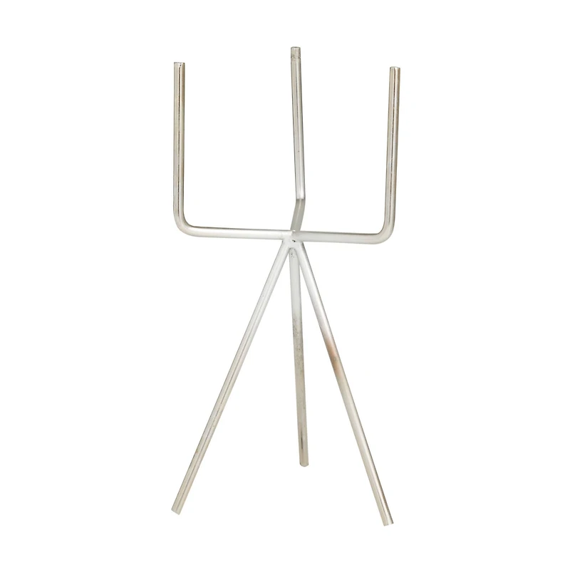 Silver Contemporary Planter, Set of 2" 5", 4"