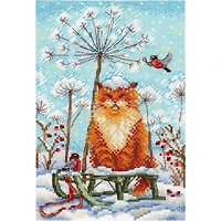 Mp Studia Snow Hat Cross Stitch Kit