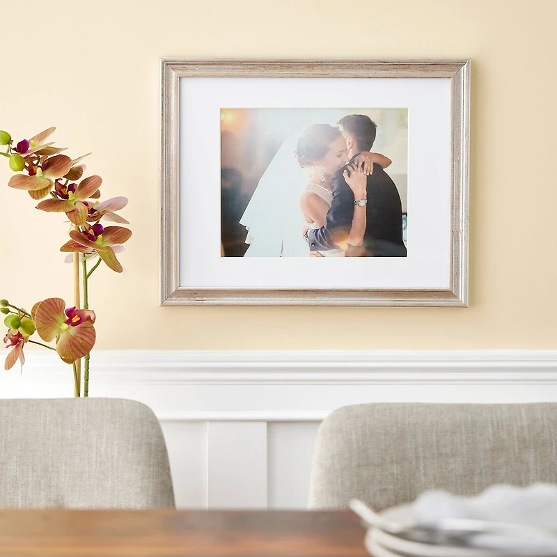 Home Champagne Wooden Frame with Mat by Studio Décor