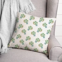 Umbrella Pattern Throw Pillow
