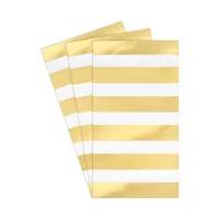Gold Foil Stripes Paper Napkins by Celebrate It™, 16ct.
