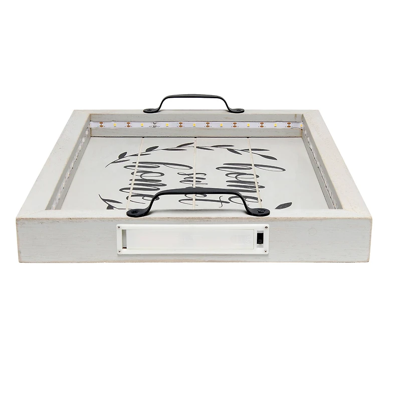 Elegant Designs 15.5" LED Serving Tray