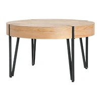 Hello Honey® 32" Round Wooden Coffee Table