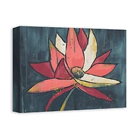 Pink Lotus 16" x 12" Canvas Wall Art