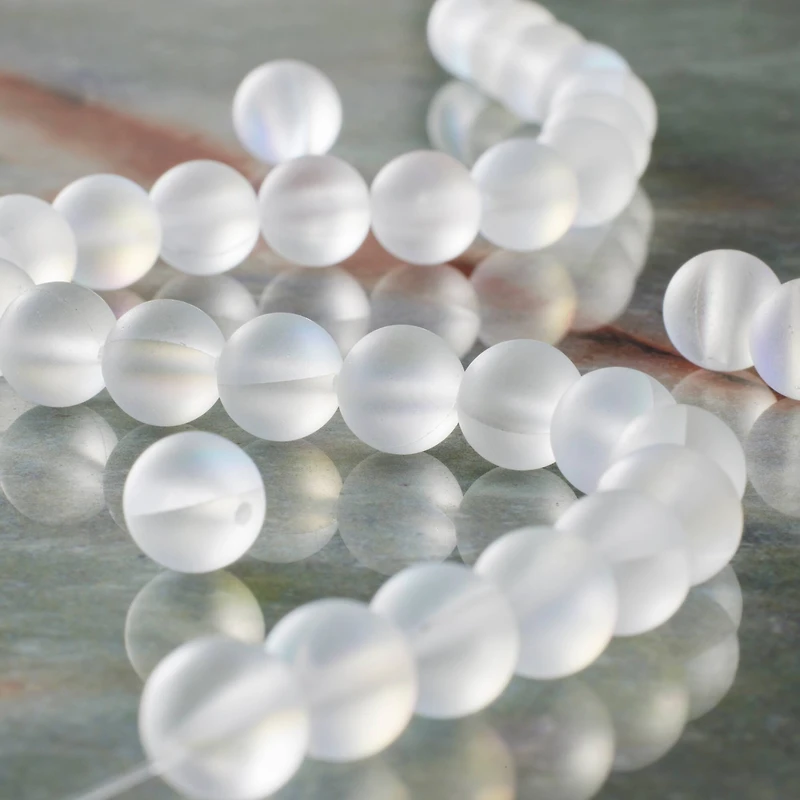 Rainbow Glass Round Beads, 8mm by Bead Landing™