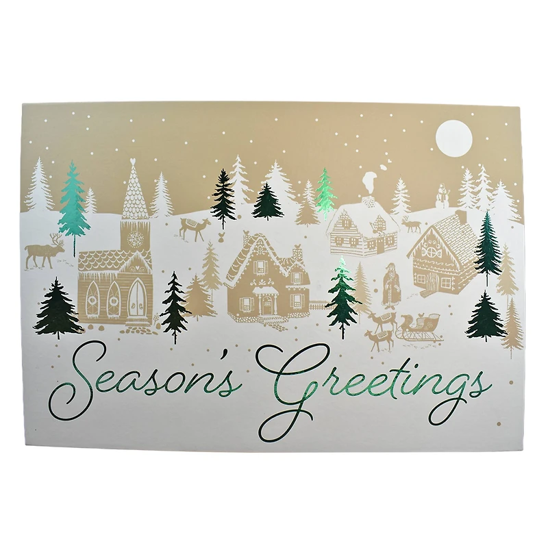 Large Season's Greetings Decorative Box by Ashland®