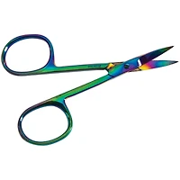 Tool Tron 3.5" Rainbow Curved Tip Scissors