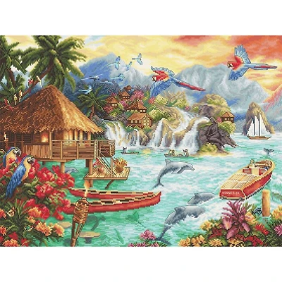 Letistitch Island Life Counted Cross Stitch Kit