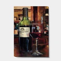 Designart - A Reflection of Wine Bottle I