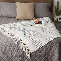 DII® French Blue Diamond Cut Throw