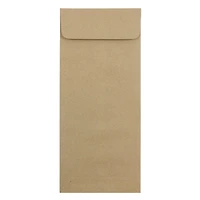JAM Paper 5" x 11.5" Brown Kraft Policy Business Envelopes, 50ct.
