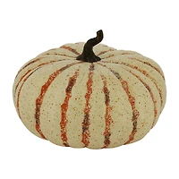 17" Cream & Orange Pumpkin by Ashland®