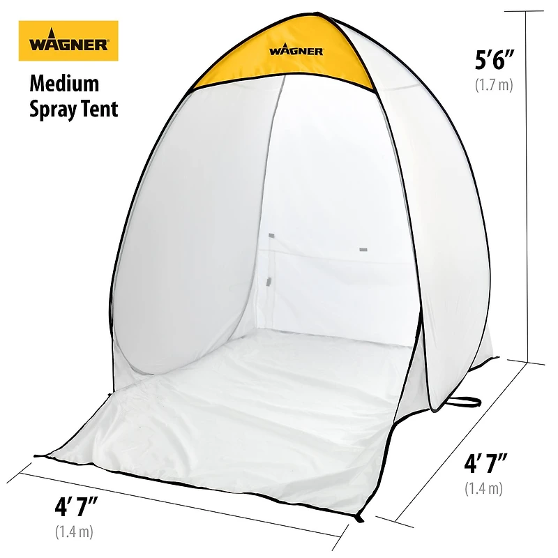 Wagner White Medium Spray Shelter