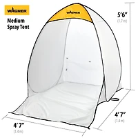 Wagner White Medium Spray Shelter