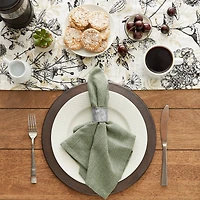 DII® Galvanized Band Napkin Rings, 6ct.