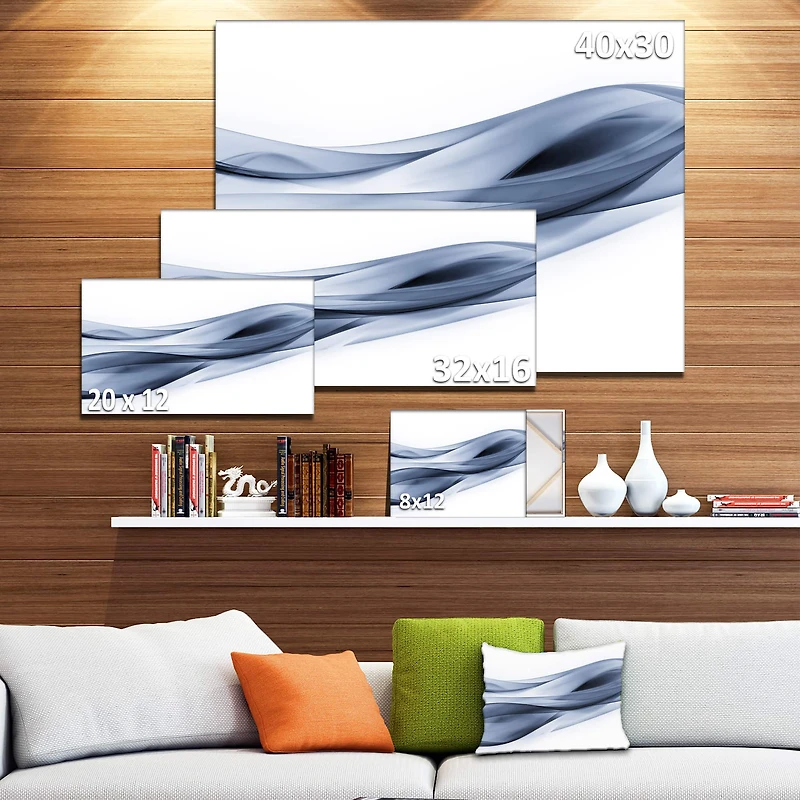 Designart - Glittering Light Blue Pattern