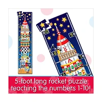 Long & Tall Puzzle - 123 Rocket Ship: 50+ Pcs