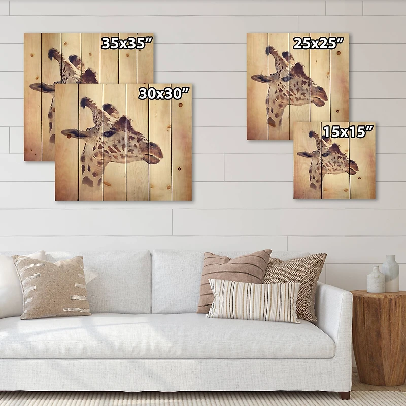 Designart - Portrait of A Giraffe III