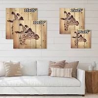 Designart - Portrait of A Giraffe III