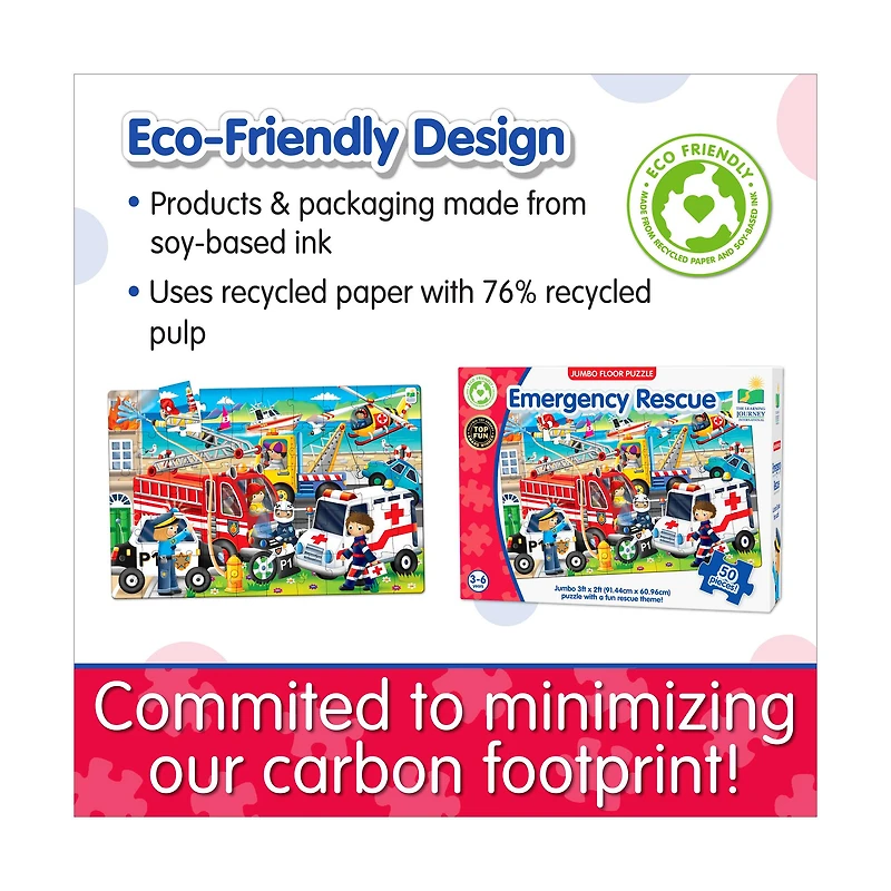 Jumbo Floor Puzzle - Emergency Rescue: 50 Pcs