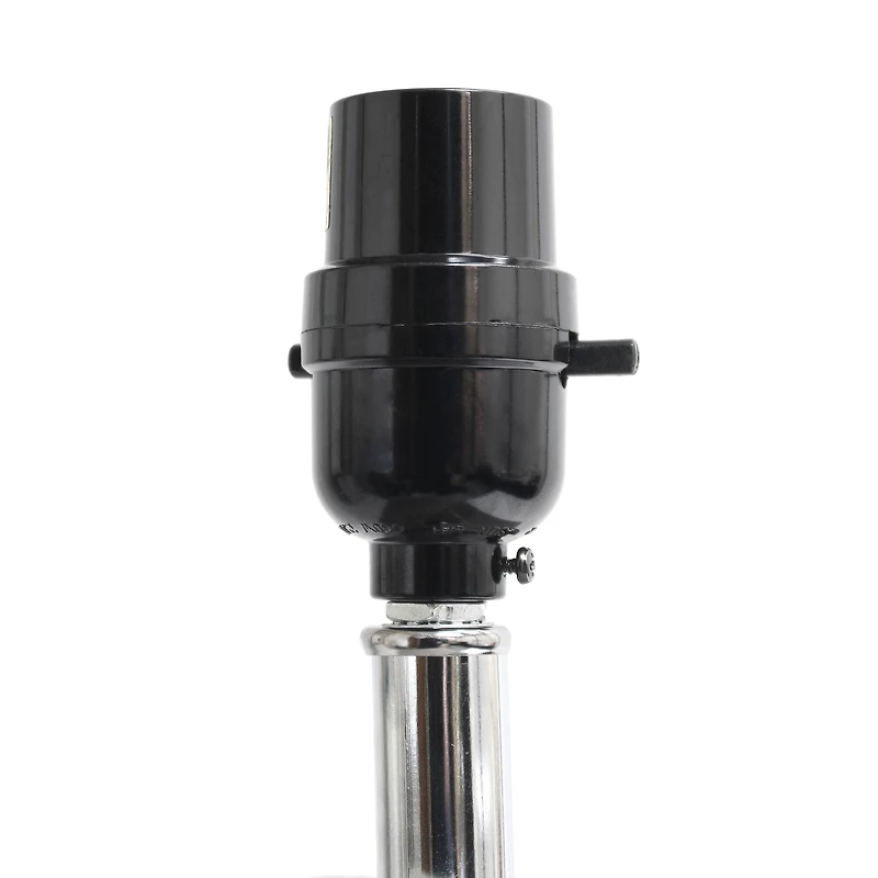 Lalia Home Lexington 21" Leather Table Lamp with USB Charging Port