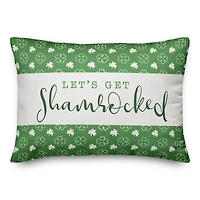 Lets Get Shamrocked Pillow 14" x 20" Throw Pillow