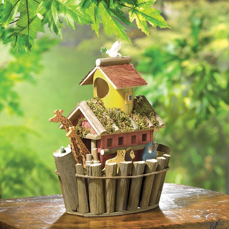 12.5" Noah's Ark Birdhouse
