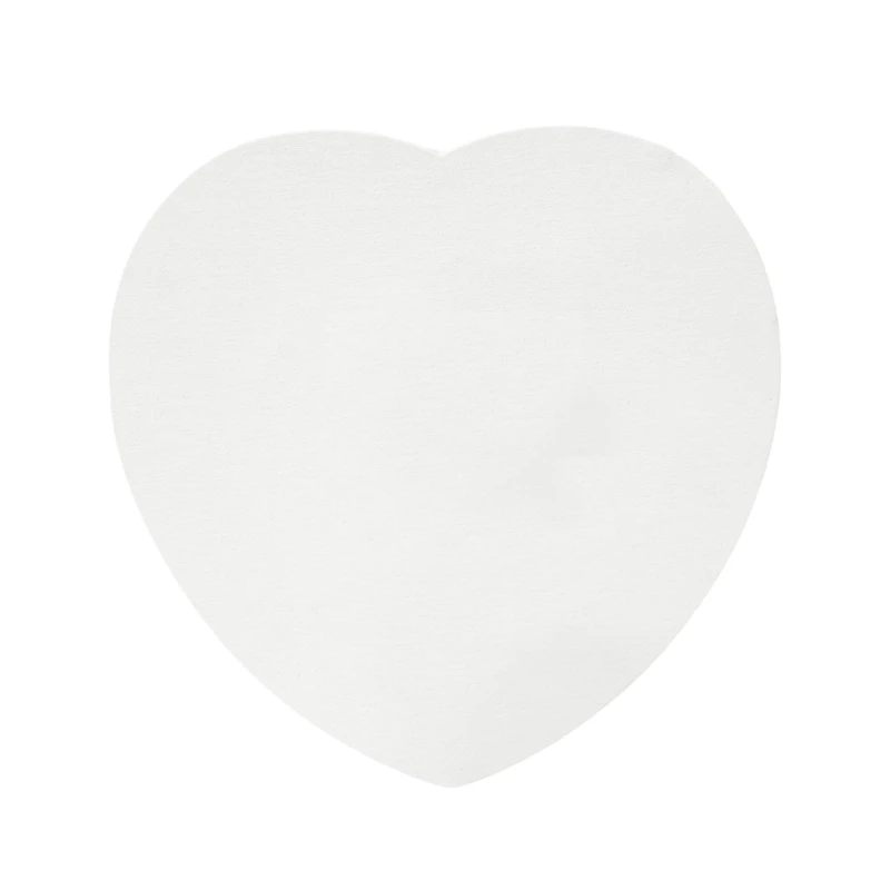 10" x 10" White Heart Cotton Duck Canvas by Craft Smart™
