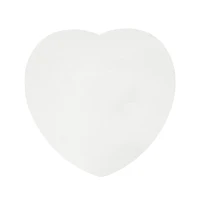 10" x 10" White Heart Cotton Duck Canvas by Craft Smart™