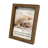 Expressions™ Brown Linear Wood Frame by Studio Décor