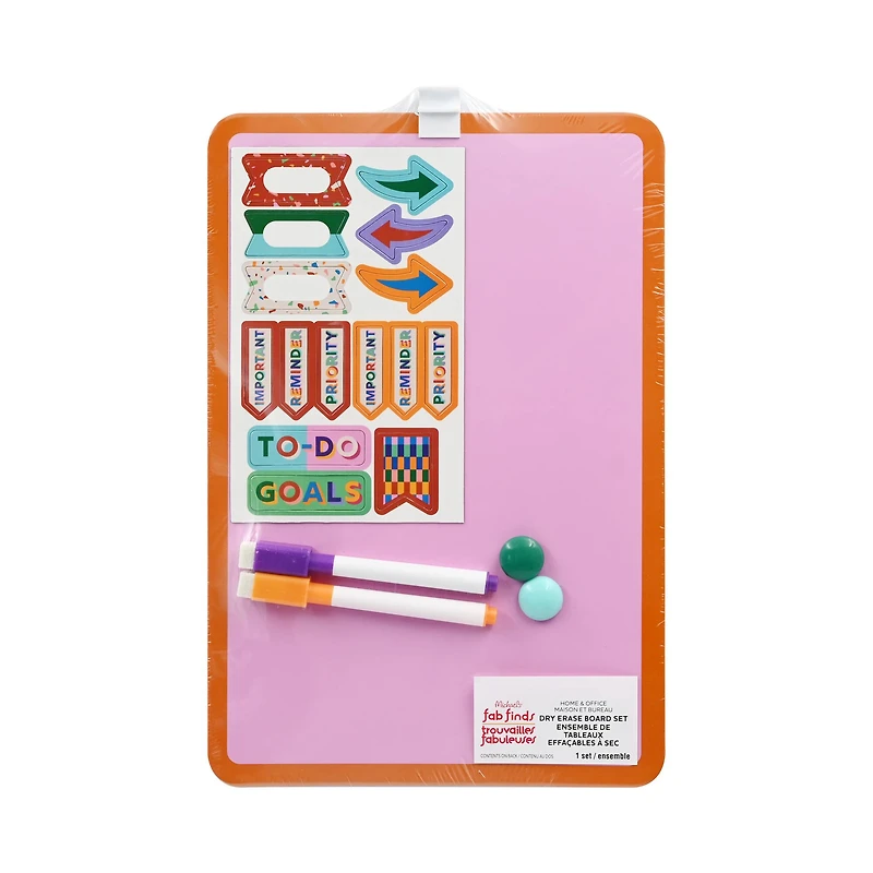 Assorted Dry Erase Board Set, 1pc. by Fab Finds