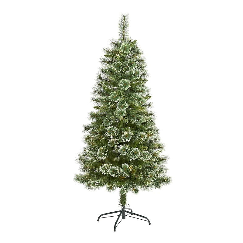 5ft. Unlit Wisconsin Slim Snow Tip Pine Artificial Christmas Tree