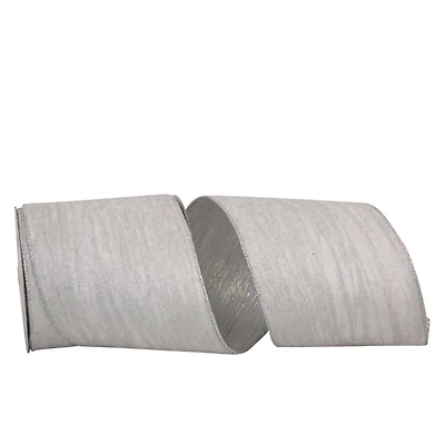 JAM Paper 4" x 10yd. Velvet Wired Glitter Ribbon