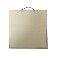 12" x 12" Whitewashed Framed Wood Sign by Make Market®