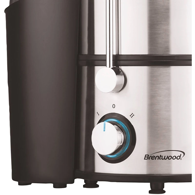 Brentwood 800 Watt 2-Speed Stainless Steel Electric Juice Extractor