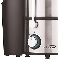Brentwood 800 Watt 2-Speed Stainless Steel Electric Juice Extractor