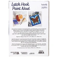 Leisure Arts® Butterfly Latch Hook Kit