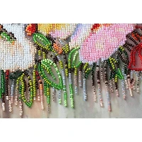 Abris Art Delicate Flowers Bead Embroidery Kit