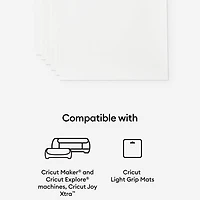 Cricut® Clear US Letter Printable Vinyl, 12ct.