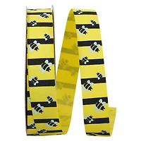 JAM Paper 7/8" x 25yd. Bumble Bees Ribbon